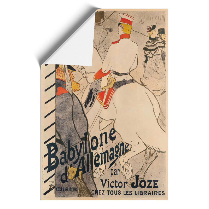 Babylone D'Allemagne by Henri De Toulouse-Lautrec - No Frame Print, 42cm H x 30cm W x 0.1cm D