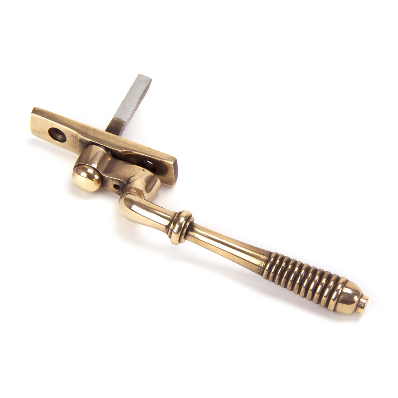 Reeded Espag Door Accessory, Polished Bronze