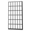 Porte de douche 34 po x 72 po en noir mat - entrée ouverte, panneau simple, salle de bain Produser 2, Allure