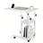 Mobile C Shaped Laptop Side Table with Wheels