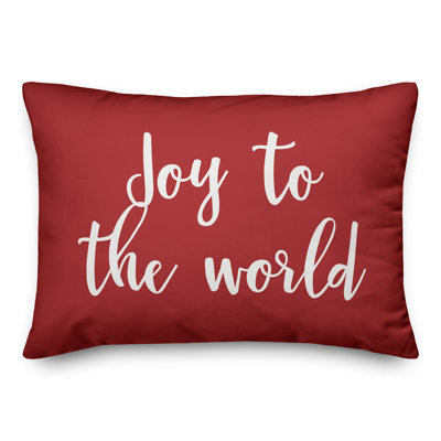 Coussin Joy to the World