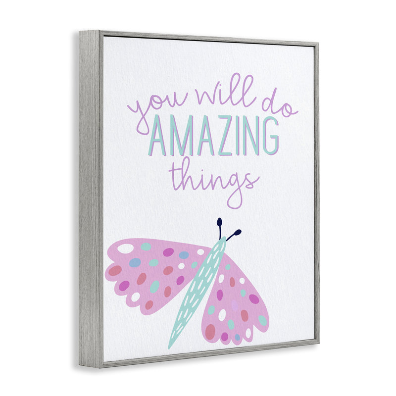 «You Will Do Amazing Things», estampe numérique, conception de Kim Allen, Estampe numérique Farmhouse, H 30 po x l 24 po