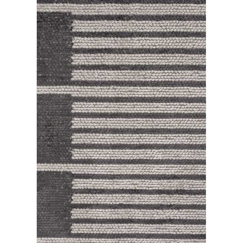 Sebastia Striped Hand Loom Indoor / Outdoor Area Rug, Rectangle 200 x 300cm
