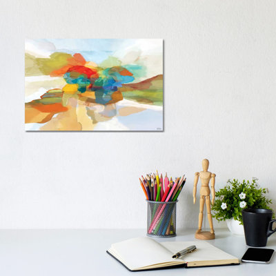 Fracture II 1 Piece Wrapped Canvas Painting