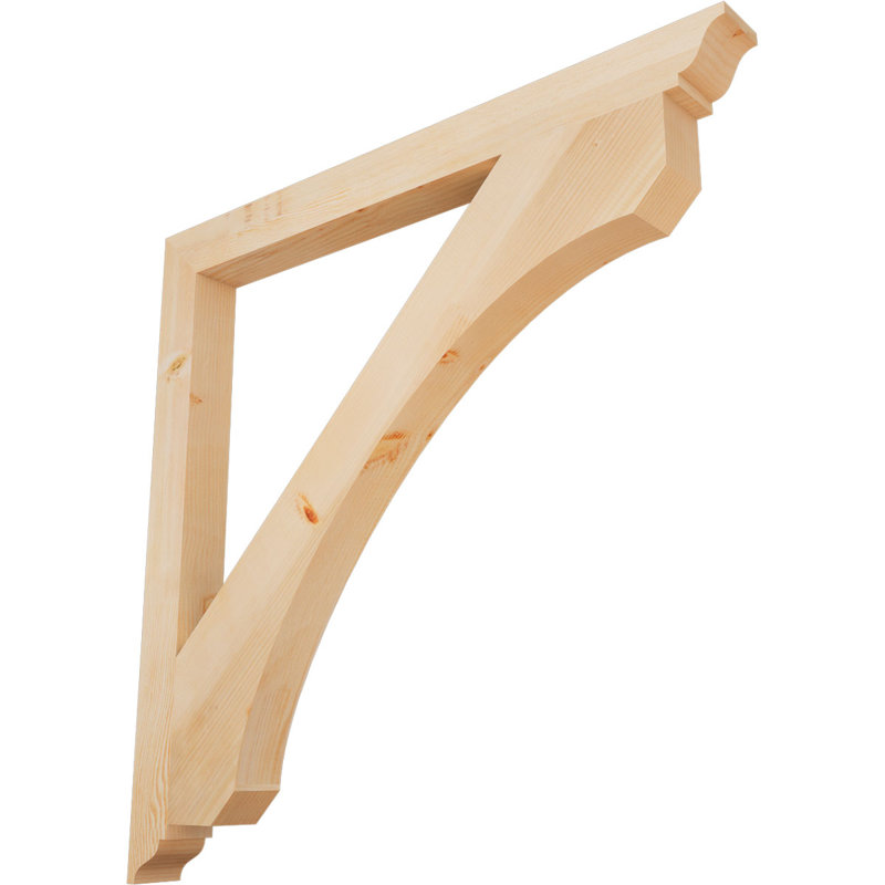 Support traditionnel lisse l 3 1/2 po x P 48 po x H 48 po, sapin Douglas, Douglas (lisse), H 48 po x l 3,5 po x P 48 po