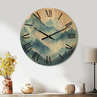 Horloge murale Mountain