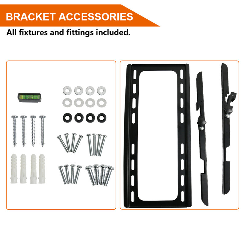 Ailean Symple Stuff Single Screen Wall Mount