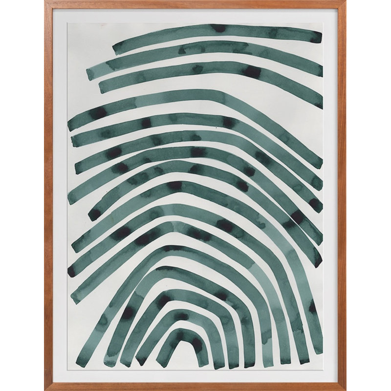 The Up-Side Framed Graphic Art, Walnut Framed, 30" H x 24" W