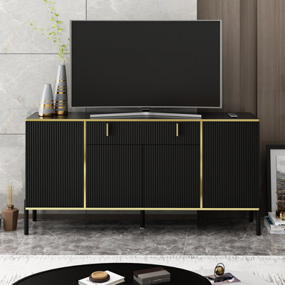 4-Door 1-Drawer Cabinet With Modern Style