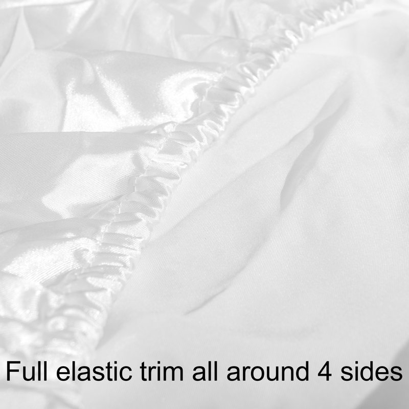 Drap-housse pour lit de bébé, satin de soie pour matelas de lit de bébé et de tout-petit standard, super doux, 28 x 52 pouces - NTBAY