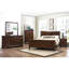 Lit double à finition cerisier brun, mobilier de style traditionnel pour un sommeil de rêve en bois de taille classique-1709225610-1709225612