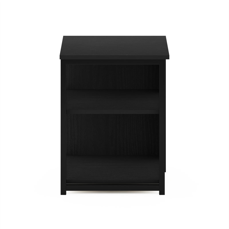 Dontea Side Table with Storage, Black