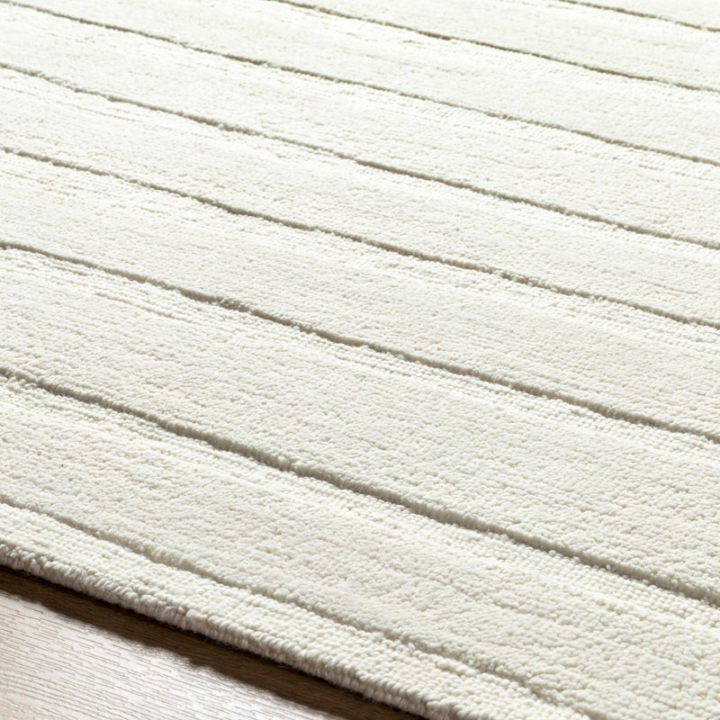 Amani Handmade Wool Striped Area Rug, Rectangle 9' x 12'
