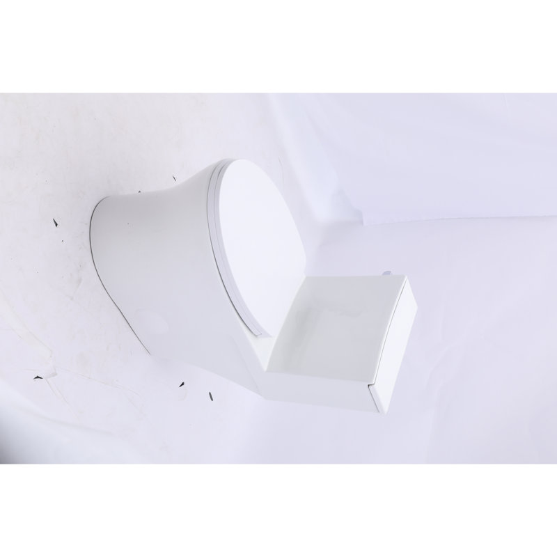 Toilette allongée 1,28 po. Hauteur de la chaise: 12 po. Ensemble de bagues de cire blanches à haut rendement à fermeture en douceur et tranquillité. 1000 s.