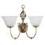 Laticia 2 Light Double Wall Light Scone with Alabaster Glass Shade-1977306922