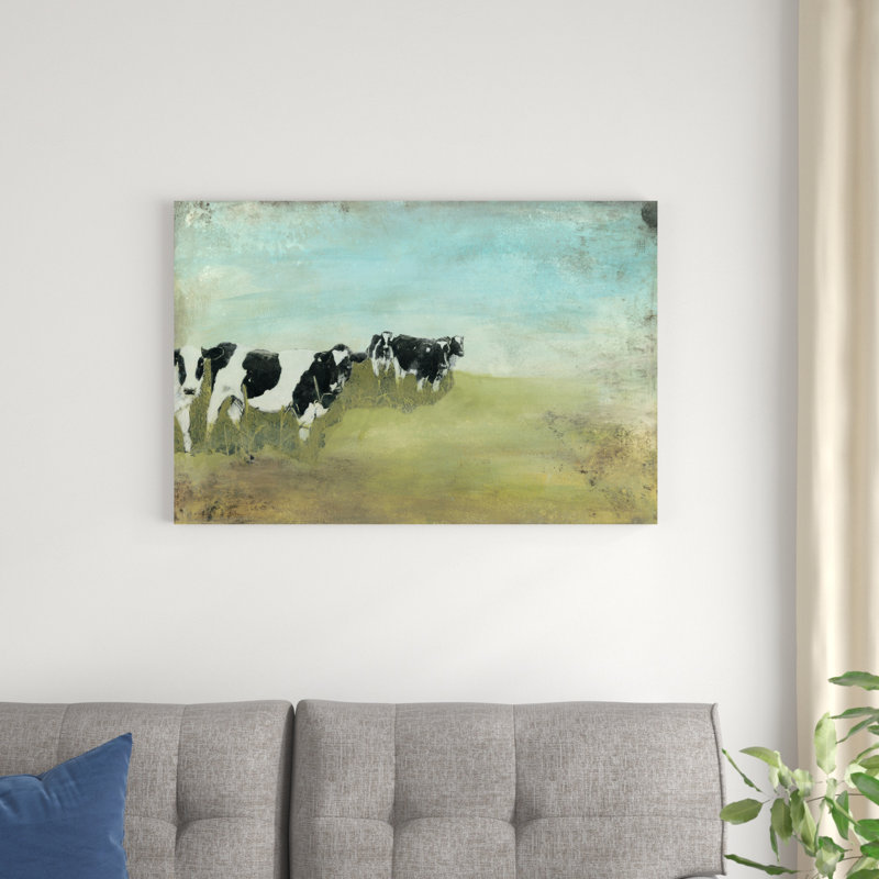 Country Drive Cows II, H 24 po x l 36 po x P 1,25 po