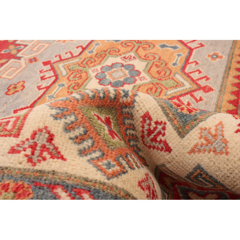 One-of-a-Kind 8' X 10' New Age Wool Area Rug in Light Gray