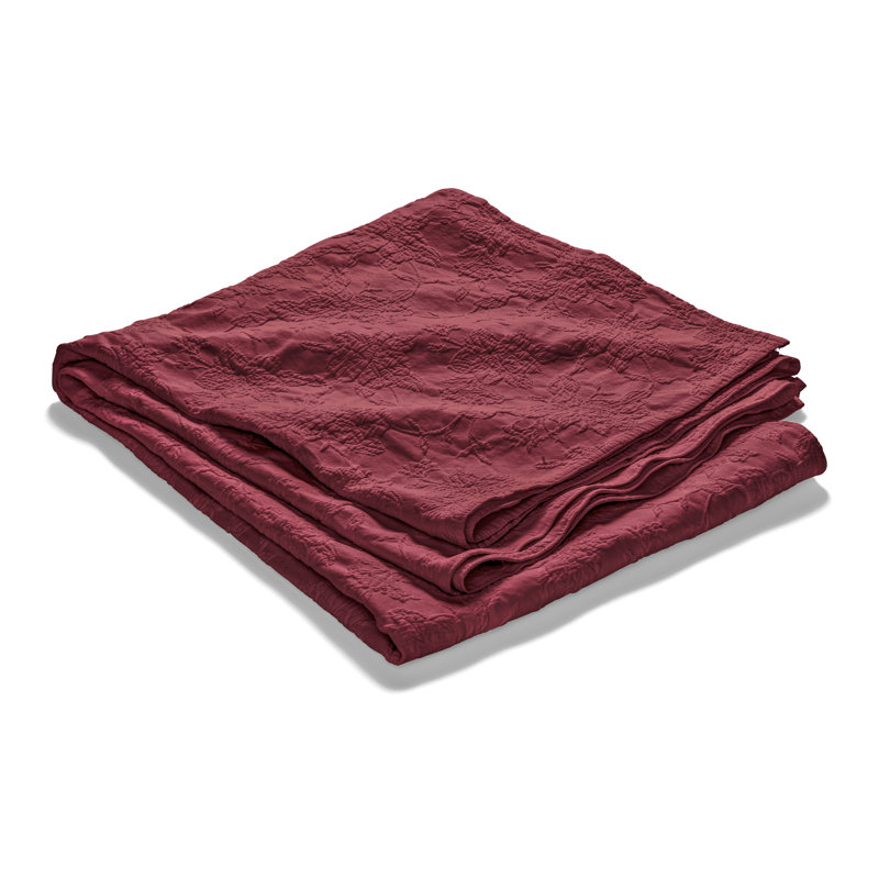 Torres Cotton Duvet Cover, Bordeaux, 260 x 240cm Duvet Cover