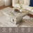 31.5" Square Rustic Coffee Table with Natural Wood Grain: A Perfect Blend of Style and Stability-90767110
