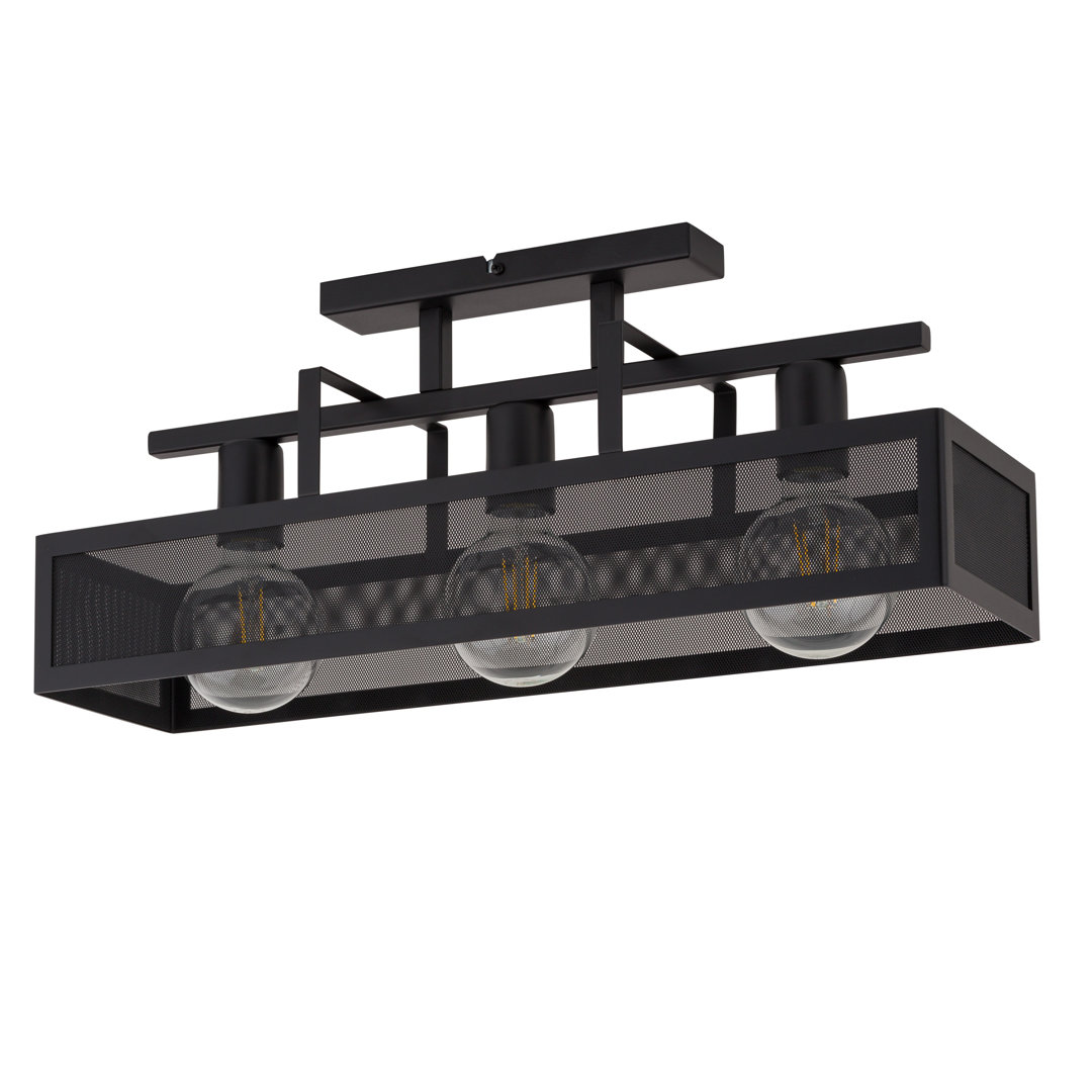 Bashaw 3-Light 60cm Semi Flush Mount