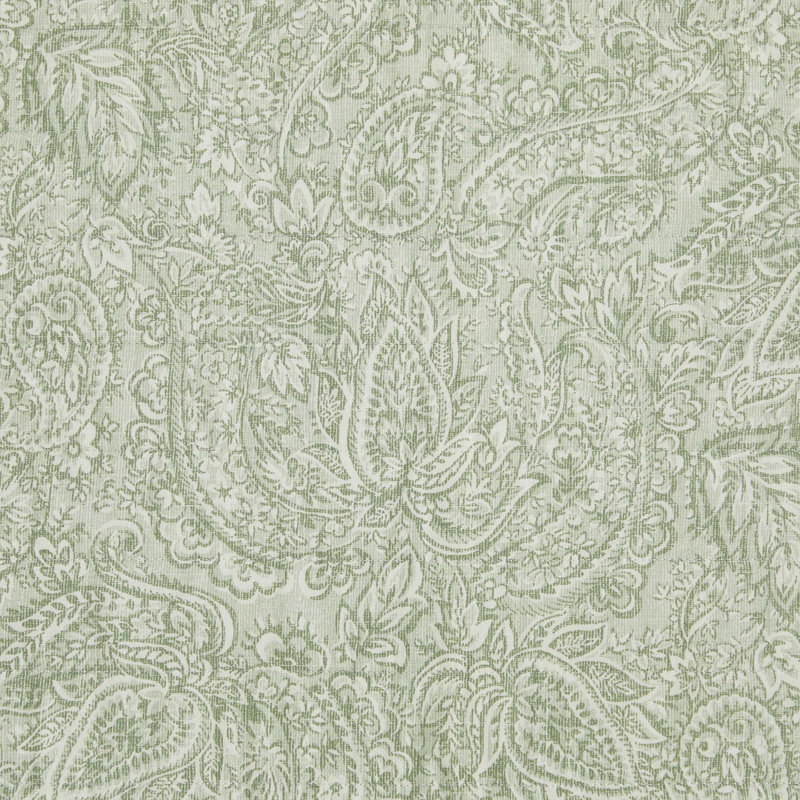 Tommy Bahama Caicos Isle Green Cotton Reversible Quilt Set, Queen Quilt + 2 Standard Shams