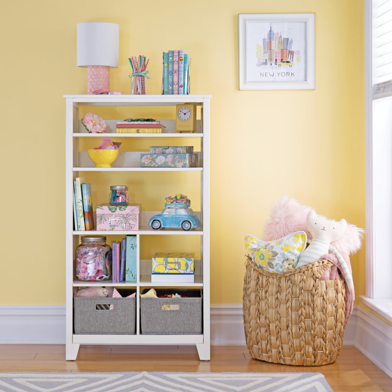 Martha Stewart Living & Learning  Kids Tall Bookcase 48" H x 22" W, Creamy White