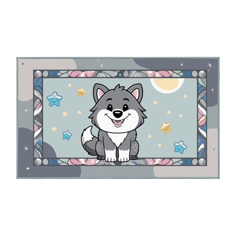 Tapis de vacances d'Halloween The Holiday Aisle®, Rectangulaire 2 pi x 3 pi