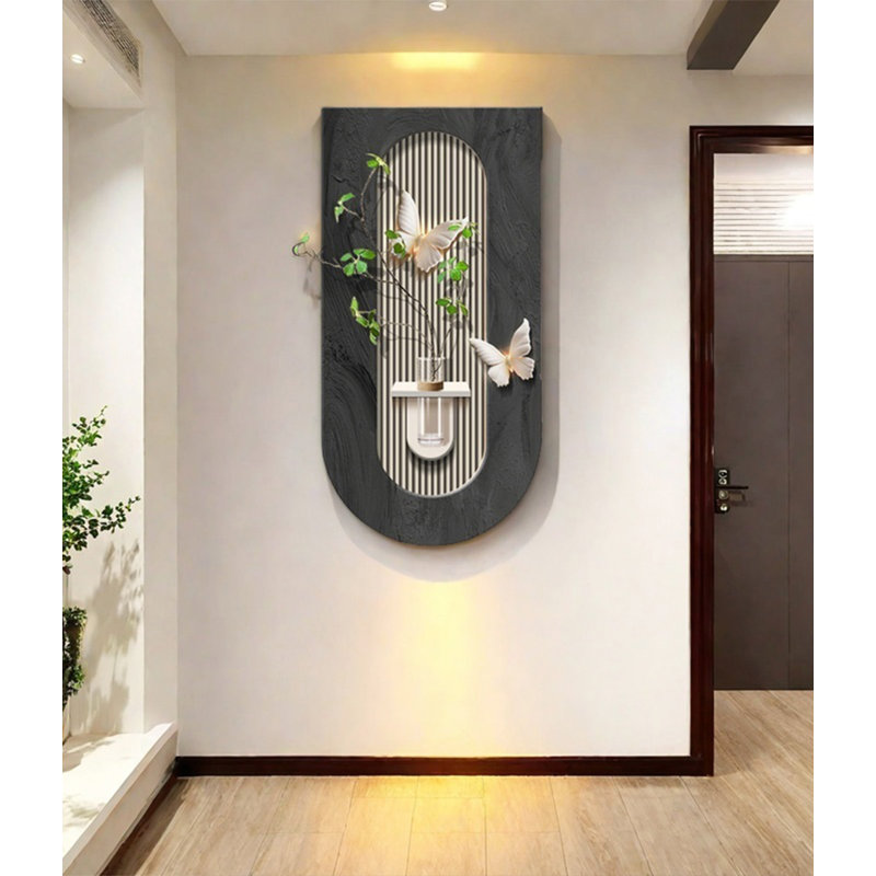 Murale de style grès hydroponique Style Dimensional, 47,24 po H x 23,62 po L x 1,38 po P