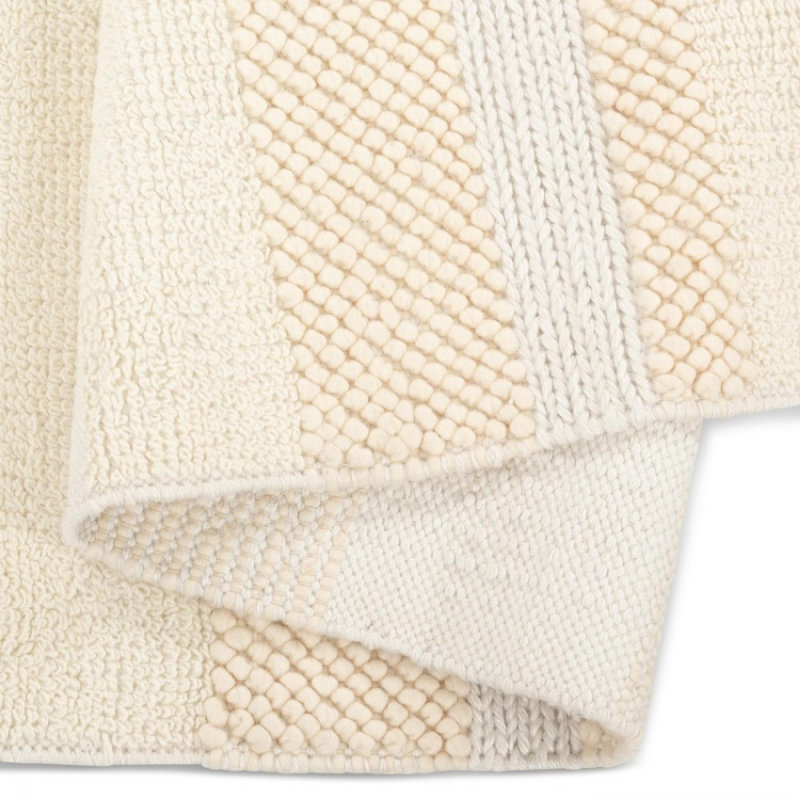 Tapis ivoire tissé à la main Hygge