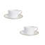 Golden Edge Cups and Saucers