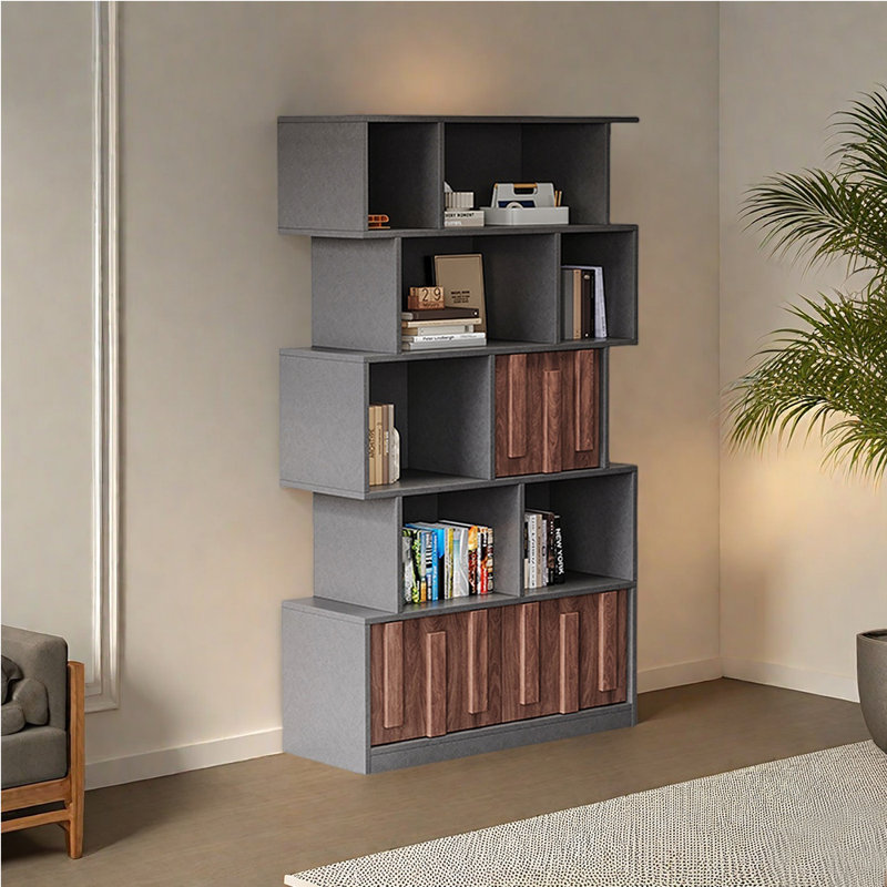 Majed, Gris, (4 tablettes) H 70,87 po x l 39,37 po x P 13,78 po