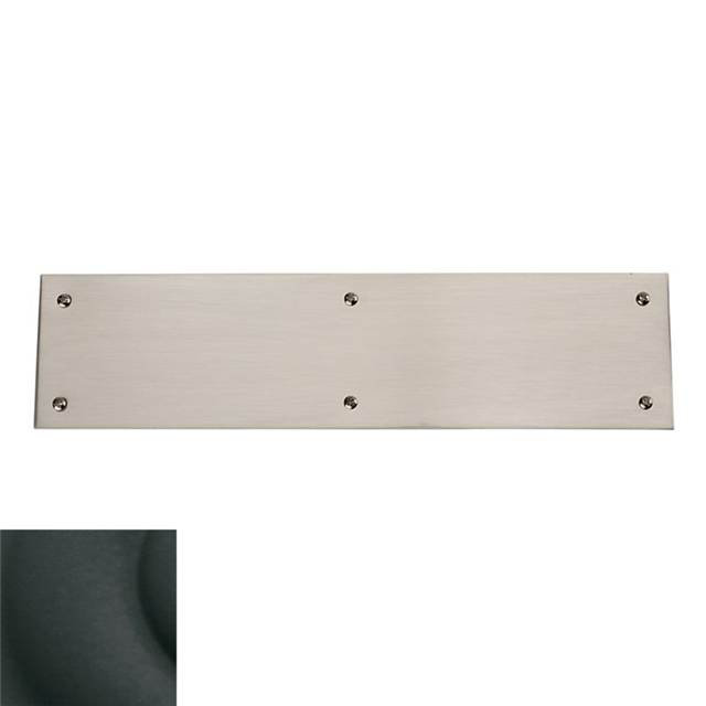 Standard Push Plate, Satin Black