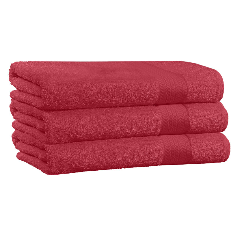 Bath Towel, Burgundy