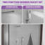 Luxueuse poignée simple 2 jets 10 po Tête de douche murale murale avec robinet de douche à main-108989393