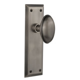 New York Plate with Homestead Door Knob