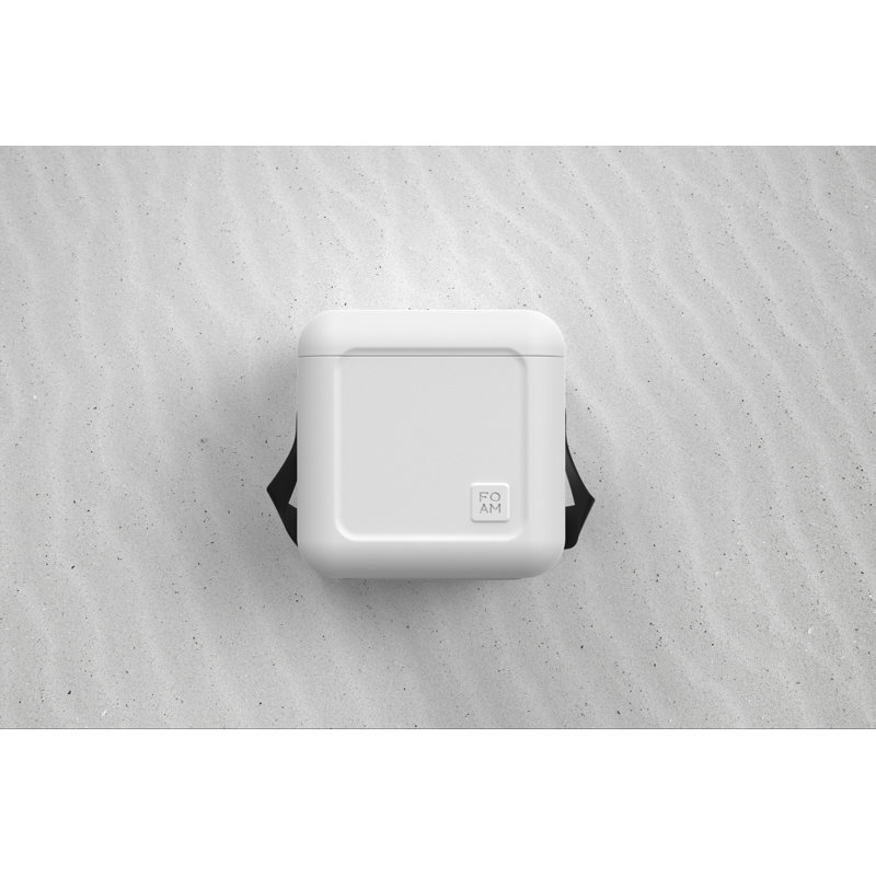 White EVA Foam 22qt Hybrid Soft-Hard Cooler with Strap