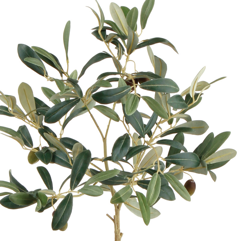 Elijah Realistic Faux Olive Tree with Fruit in Pot 19.5 in.