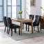 51cm H Tufted Velvet Upholstered Side Chair in Black