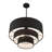 Bertan 4-Light Dimmable Adjustable Height Tiered Chandelier-2047410680-2047410662