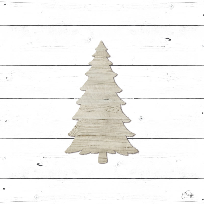 «A Simple Christmas Tree On Canvas» par Yass Naffas Designs, H 12 po x l 12 po x P 1,25 po