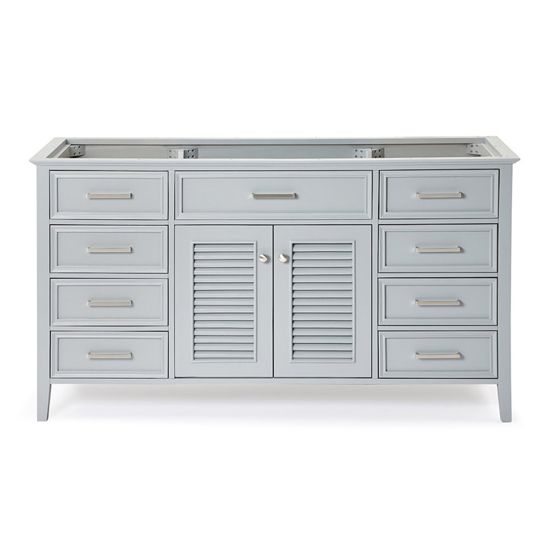 Base de meuble-lavabo simple 61 po Ferree, Gris