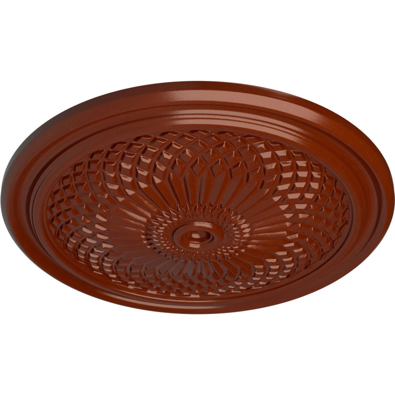 Médaillon de plafond 22 po x P 1 3/4 po P (convient aux auvents jusqu'à 3 po), Brique réfractaire