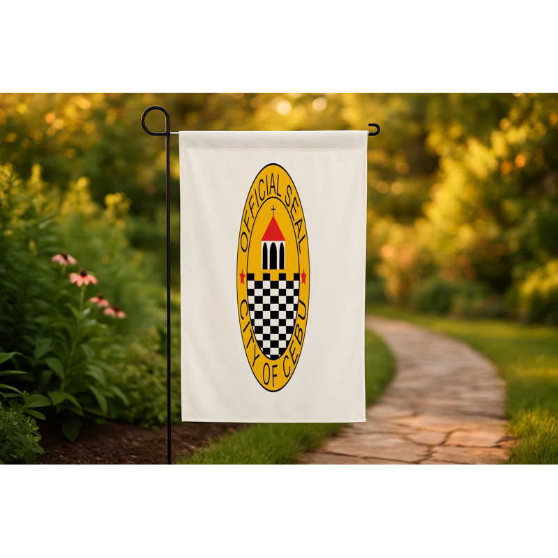 Drapeau de la ville de Cebu — Drapeau extérieur, H 36 po x l 60 po