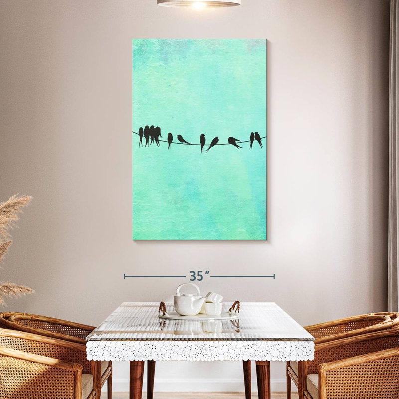 Brampt Birds On A Wire, 48" H x 32" W
