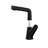 Matte Black Stainless Steel Pull - Down Bathroom Faucet With Three Spray Patterns, Adjustable Height, And Cold/Hot Control , Water Flow Types, Flexible Spout, Easy Temperature Regulation