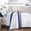 Ensemble de courtepointe rayée 3 pièces Boho Patchwork-122256877-122256881