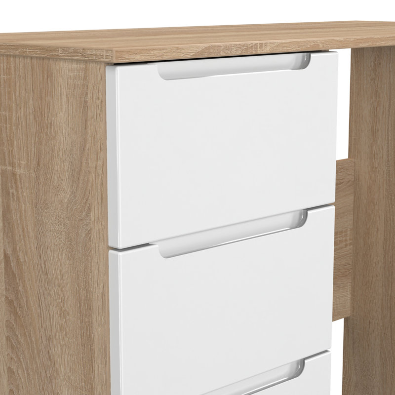 Bisma Dressing Table, White/Oak