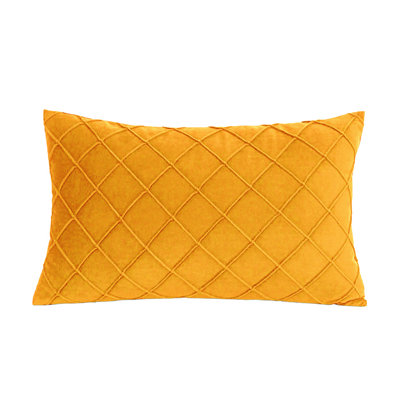 (With Or Without Insert) Set of 2 Pintuck Pleats Throw Pillows
