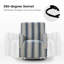 Ensemble de 2 fauteuils pivotants de 28 po Ariana-812066984