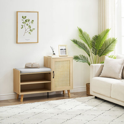 Marangely Velvet Upholstered Storage Bench